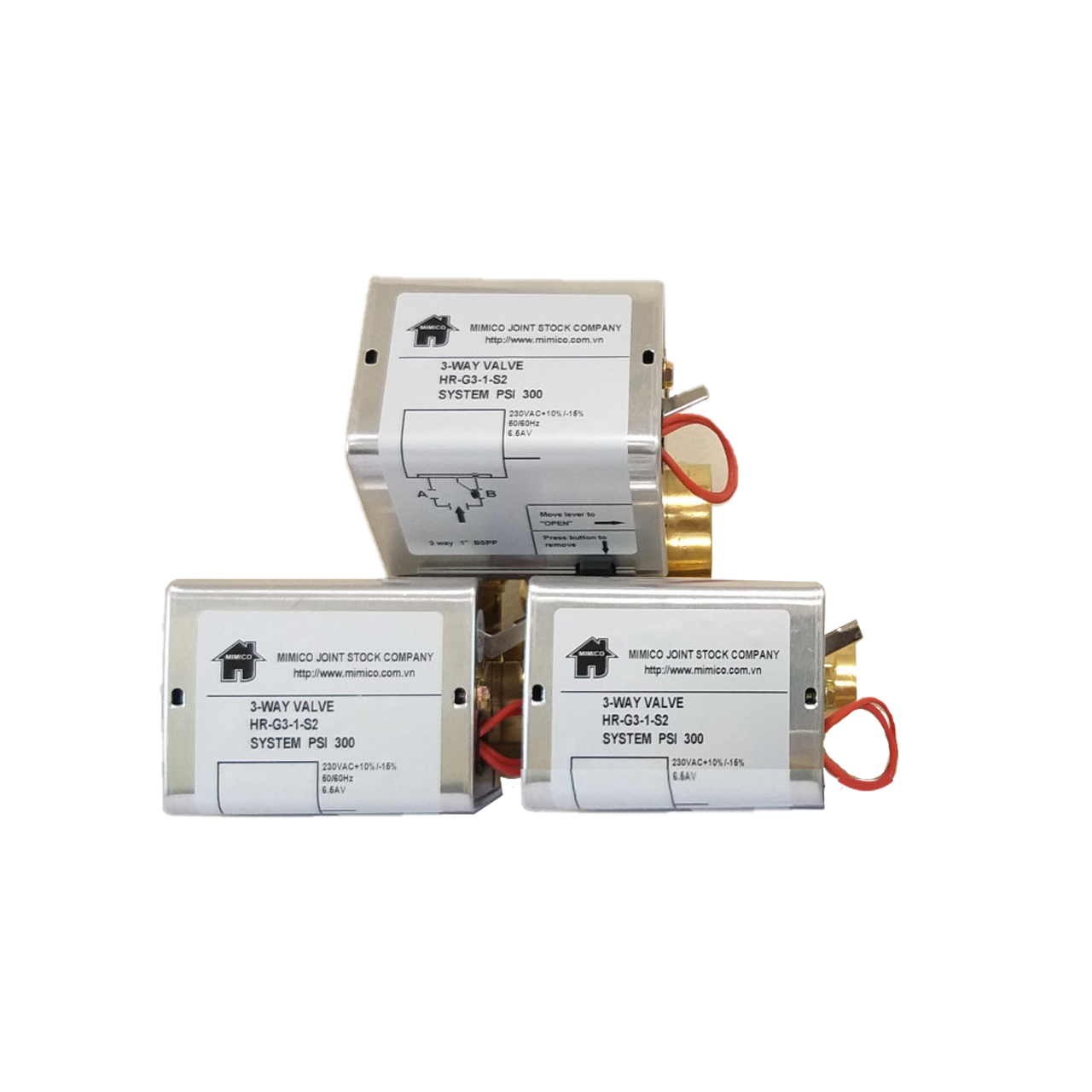 Van 3 ngả cho chiller